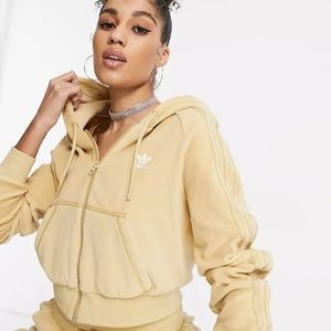 Velour track hoodie | Adidas